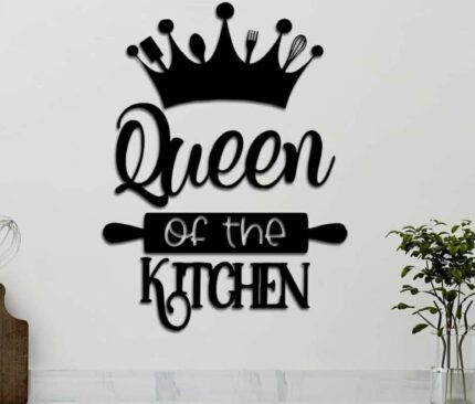 Queen of the Kitchen Wooden Wall Art